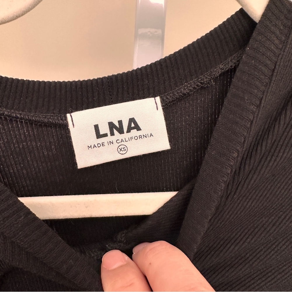 LNA Wedding Guest Long Sleeve Black Cocktail Dress size XS - Picture 3 of 6